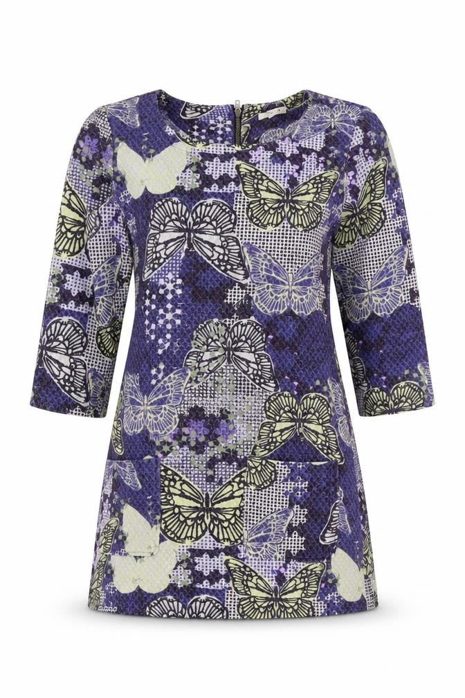 Womens UK Size 8 White Stuff Purple Tunic Blouse