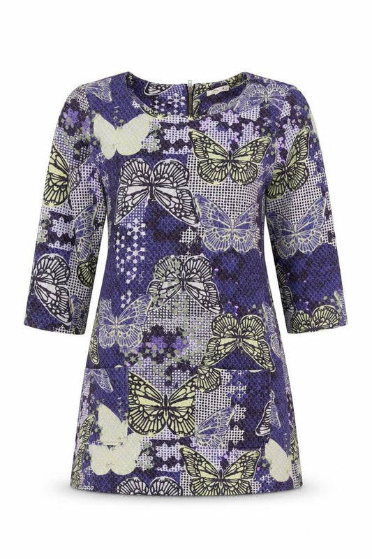 Womens UK Size 8 White Stuff Purple Tunic Blouse