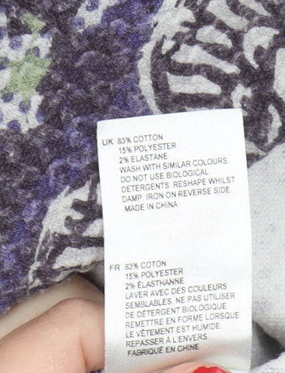 Womens UK Size 8 White Stuff Purple Tunic Blouse