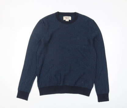 Penguin Men's Blue M Cotton Pullover Jumper