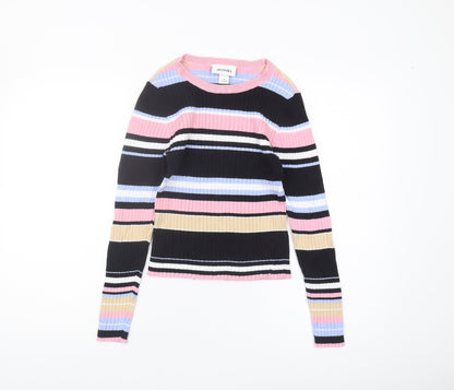 Womens UK Size XS Monki Multicoloured Pullover Jumper