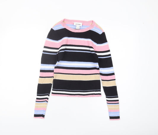 Womens UK Size XS Monki Multicoloured Pullover Jumper