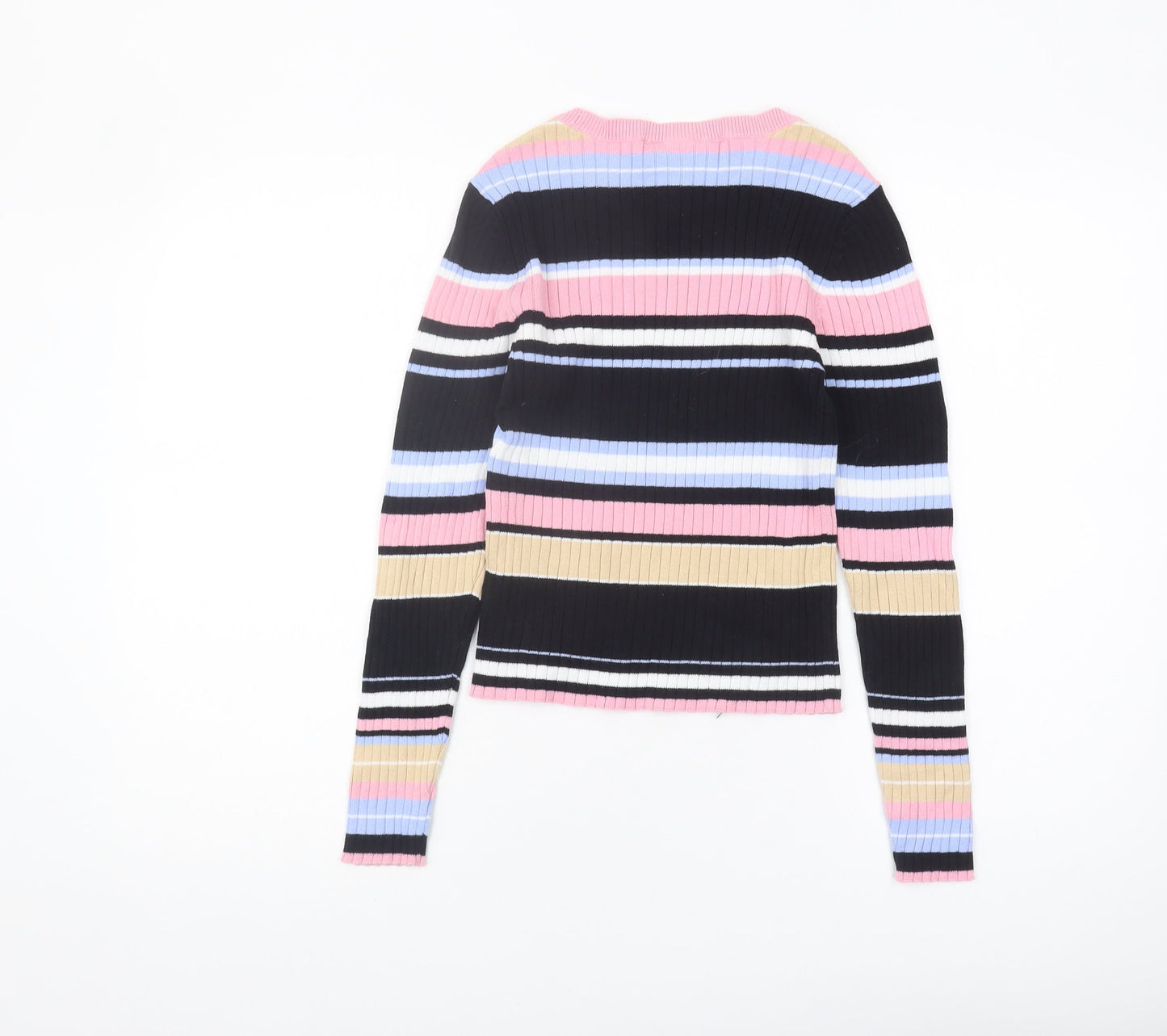 Womens UK Size XS Monki Multicoloured Pullover Jumper