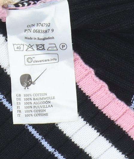 Womens UK Size XS Monki Multicoloured Pullover Jumper