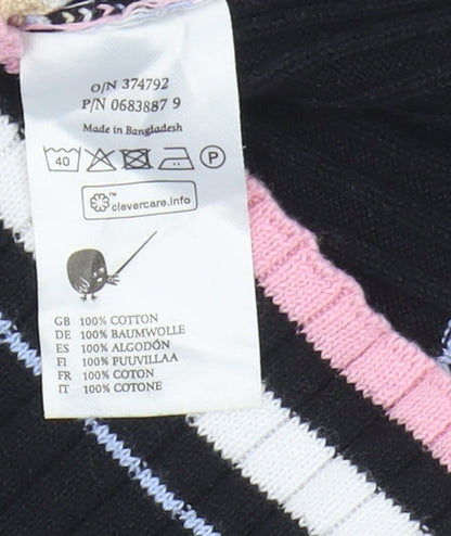 Womens UK Size XS Monki Multicoloured Pullover Jumper