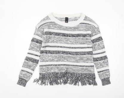 Best Connections Women's Striped Pullover Jumper, Multicoloured, Size 12