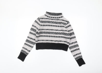 Womens UK Size 8 Topshop Multicoloured Pullover Jumper