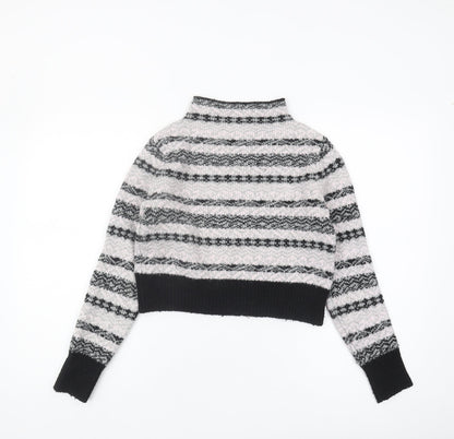 Womens UK Size 8 Topshop Multicoloured Pullover Jumper