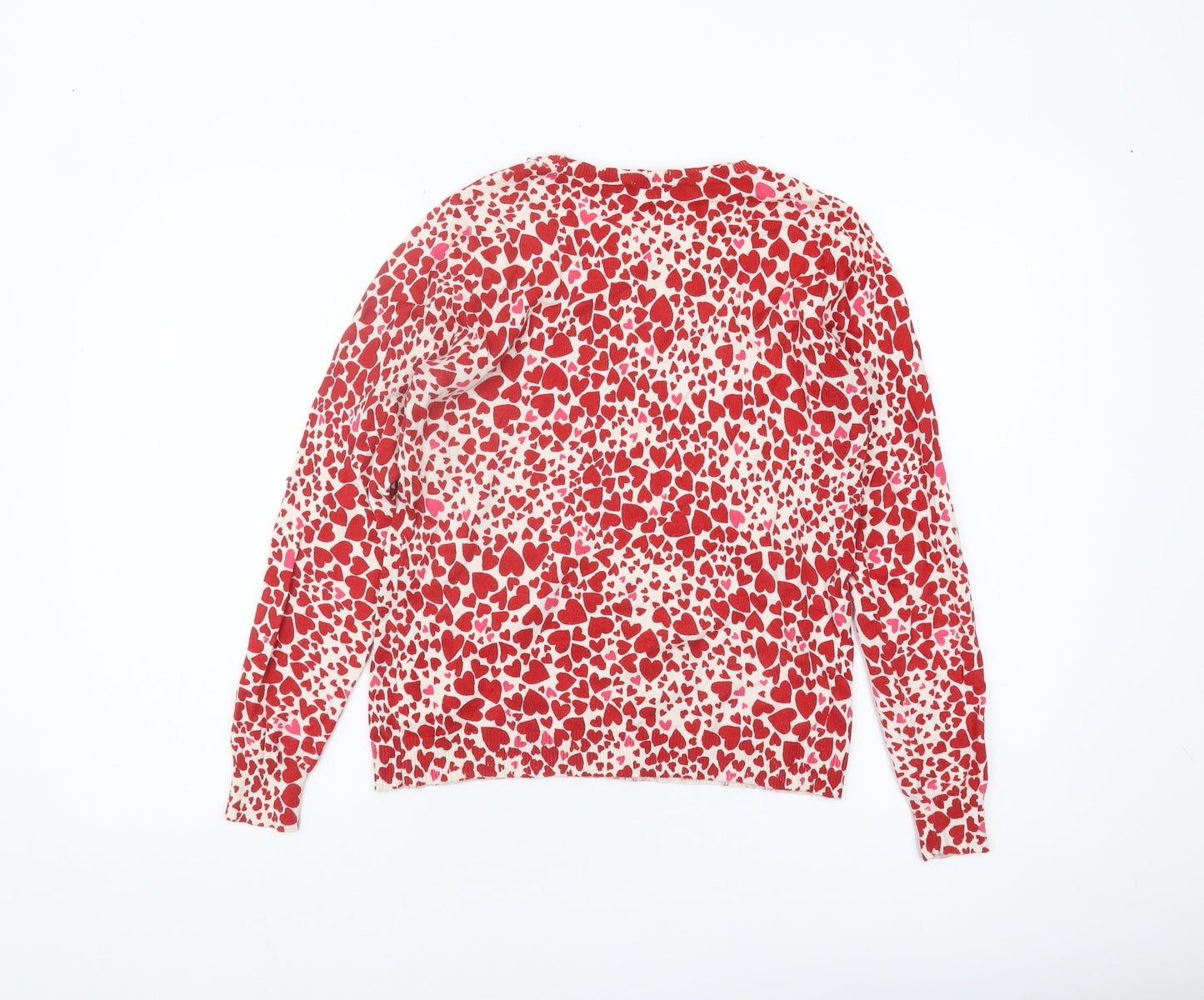 Womens UK Size S Oasis Red Pullover Jumper
