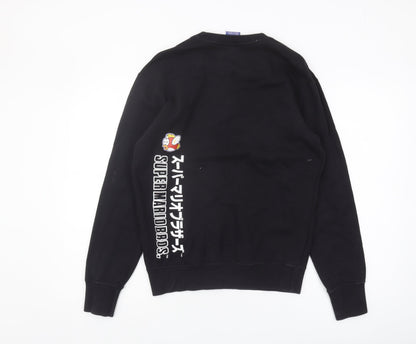 Mens UK Size S Champion Black Pullover Sweatshirt