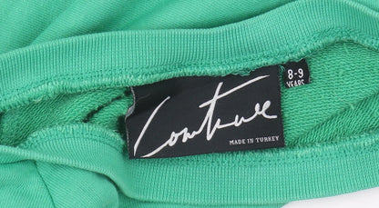 The Couture Club Boys Green Pullover Sweatshirt, 8-9 Years, Logo