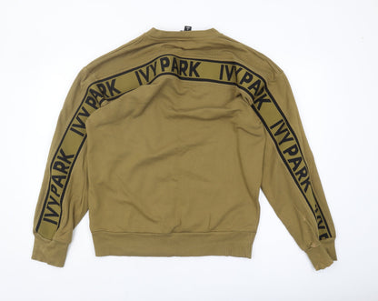 Unisex Adults UK Size S IVY PARK Green Pullover Sweatshirt