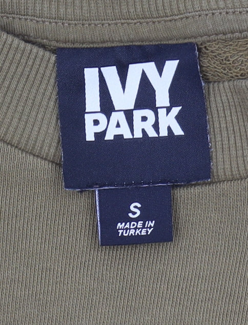 Unisex Adults UK Size S IVY PARK Green Pullover Sweatshirt