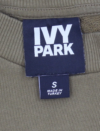 Unisex Adults UK Size S IVY PARK Green Pullover Sweatshirt