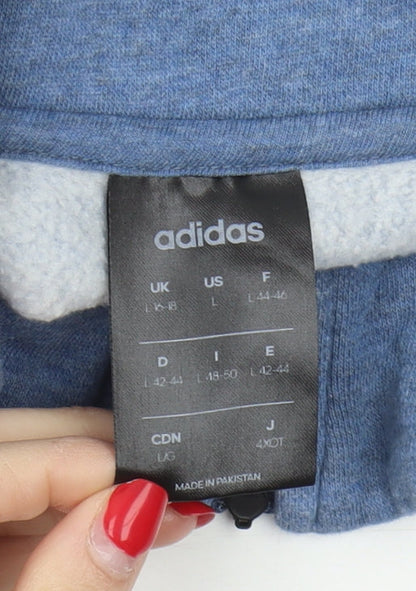 Adidas Unisex Blue Pullover Sweatshirt L