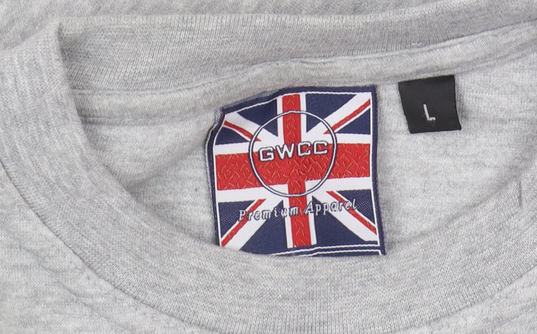 GWCC Men's Grey Graphic Print London Sweatshirt L