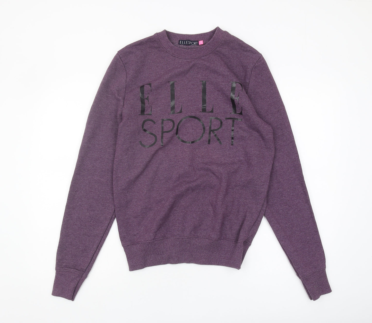 ELLE SPORT Women's Purple Pullover Sweatshirt Size 10