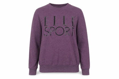 ELLE Sport Women's Purple Pullover Sweatshirt Size 10