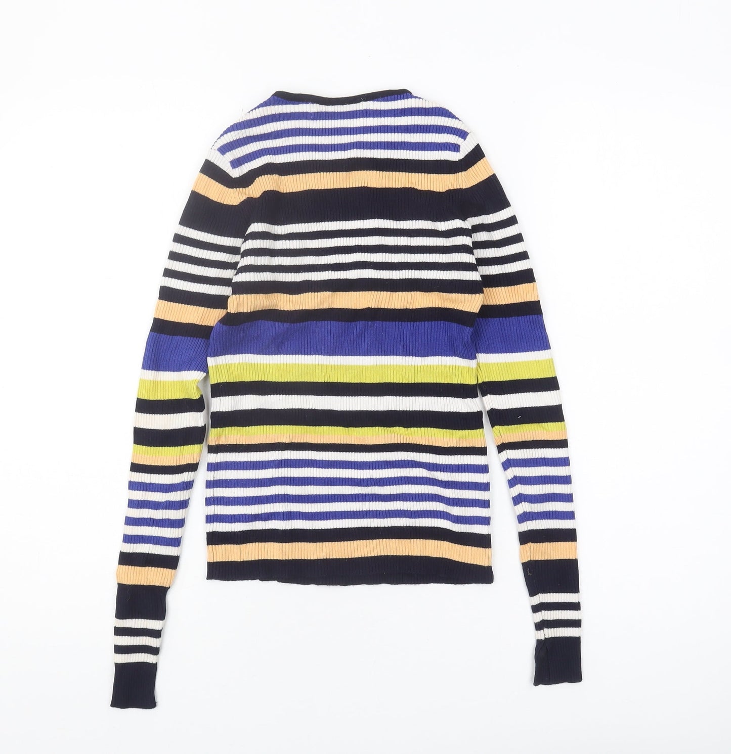 Womens UK Size S Zara Multicoloured Pullover Jumper