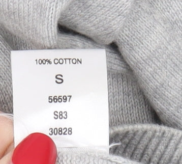 SoulCal Men's Grey V-Neck Pullover Jumper, Size S