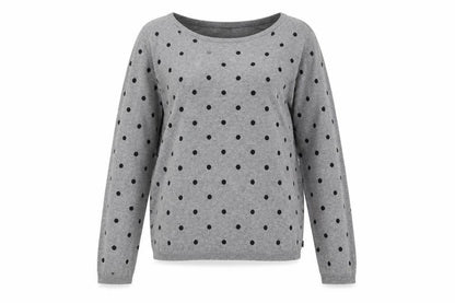 Womens UK Size 14 Maison Scotch Grey Pullover Jumper