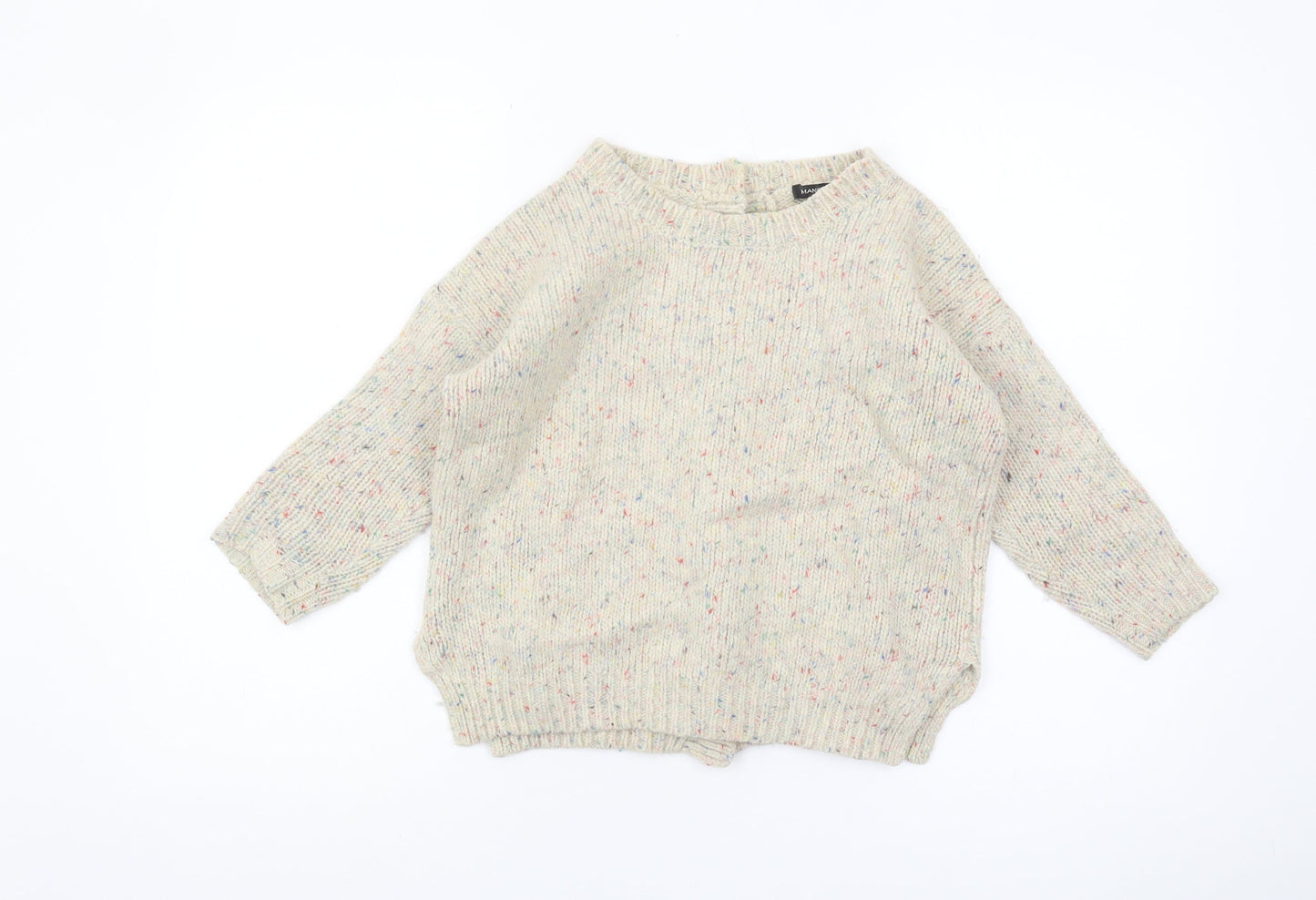 Womens UK Size 8 Mango Multicoloured Pullover Jumper