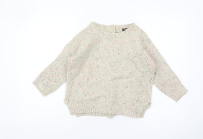 Womens UK Size 8 Mango Multicoloured Pullover Jumper