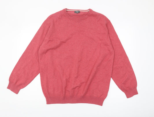 Wolsey Men's Red Cotton Pullover Jumper, XL, Casual