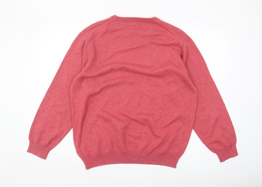Wolsey Men's Red Cotton Pullover Jumper, XL, Casual