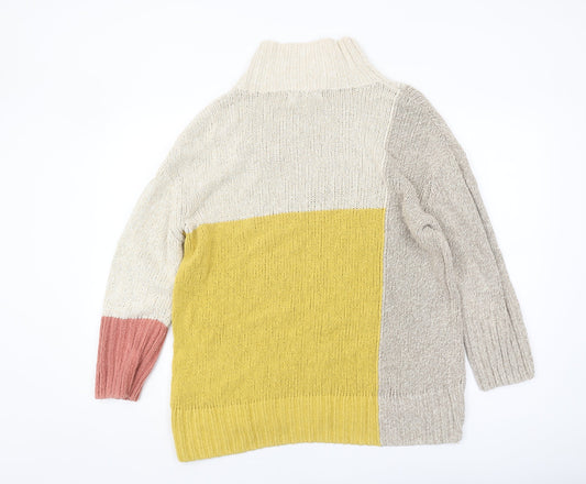 Womens UK Size S Marks and Spencer Multicoloured Pullover Jumper