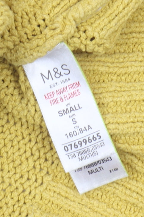 Womens UK Size S Marks and Spencer Multicoloured Pullover Jumper