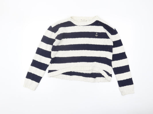 Blonde + Blonde Women's Multicoloured Pullover Jumper, Size 12