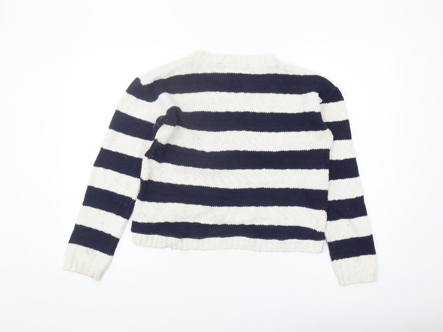 Womens UK Size 12 Blonde + Blonde Multicoloured Pullover Jumper