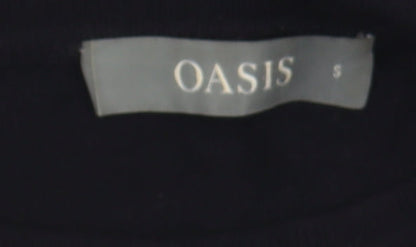 Womens UK Size S Oasis Black Pullover Jumper