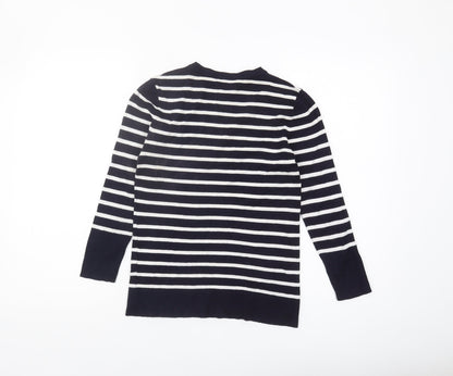 Womens UK Size 8 Warehouse Black Pullover Jumper