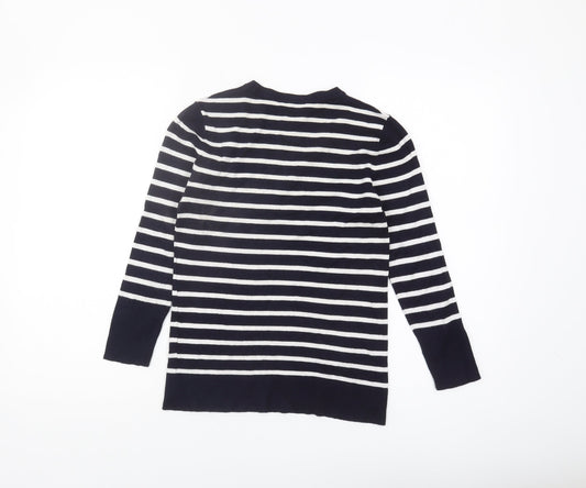Womens UK Size 8 Warehouse Black Pullover Jumper