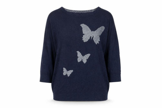 Womens UK Size M Wallis Blue Pullover Jumper