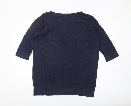Womens UK Size M Wallis Blue Pullover Jumper