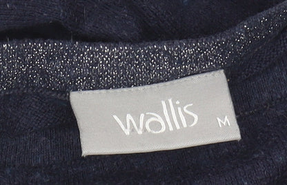 Womens UK Size M Wallis Blue Pullover Jumper
