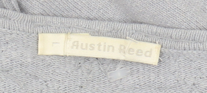 Austin Reed Women's Grey Cardigan, R, Embroidered Knit