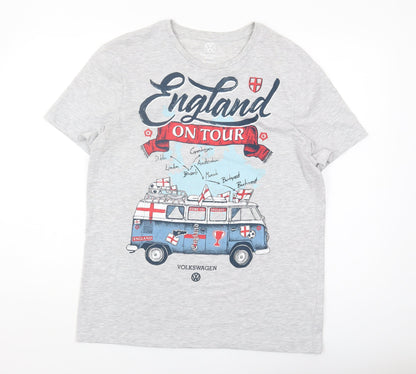 Volkswagen Men's Grey Graphic T-Shirt M