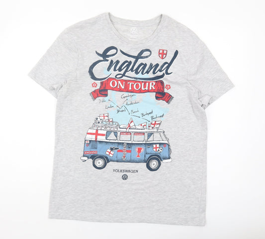 Volkswagen Men's Grey Graphic T-Shirt M