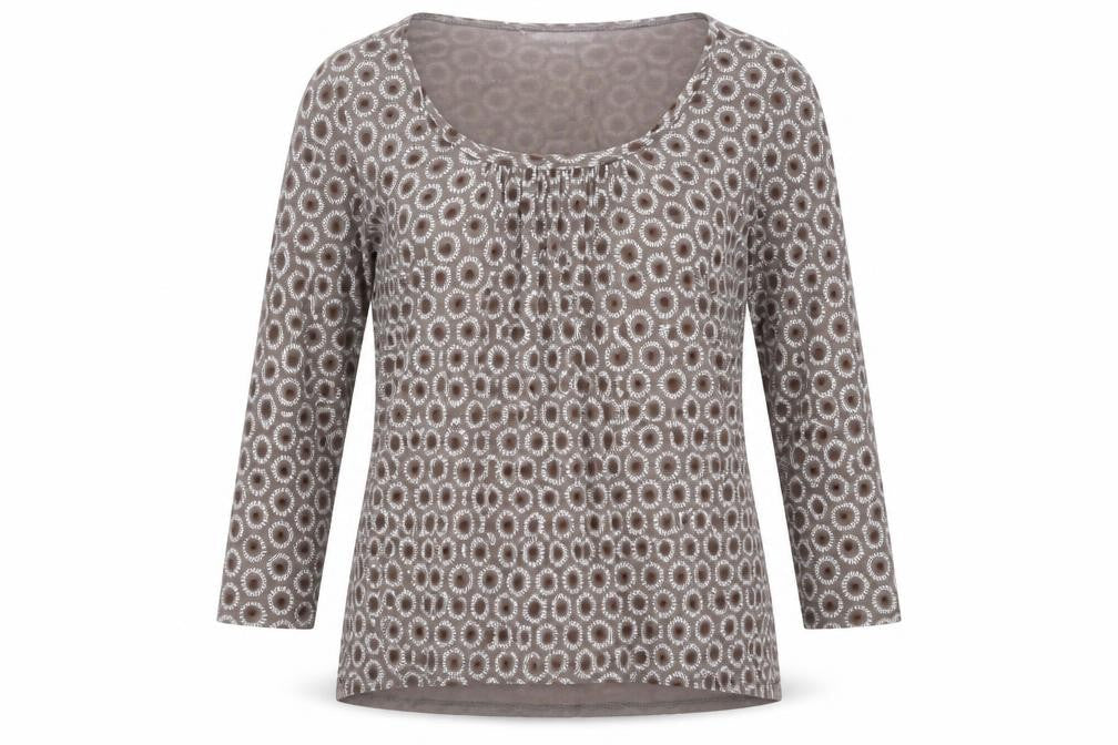 Womens UK Size 8 Boden Brown Basic Blouse