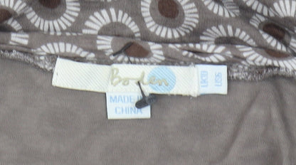 Womens UK Size 8 Boden Brown Basic Blouse