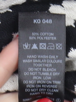 Womens UK Size 16 Anthology Black Basic Blouse