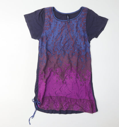 Womens UK Size 8 NEXT Purple Basic T-Shirt