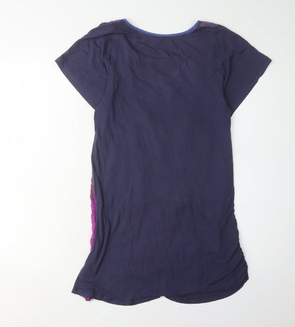 Womens UK Size 8 NEXT Purple Basic T-Shirt