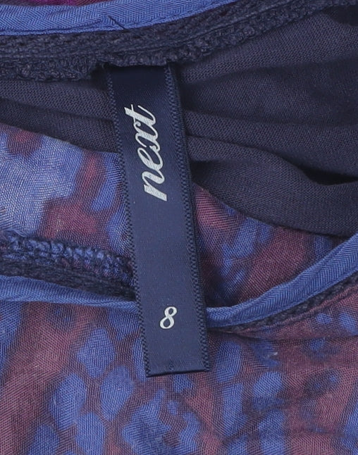 Womens UK Size 8 NEXT Purple Basic T-Shirt