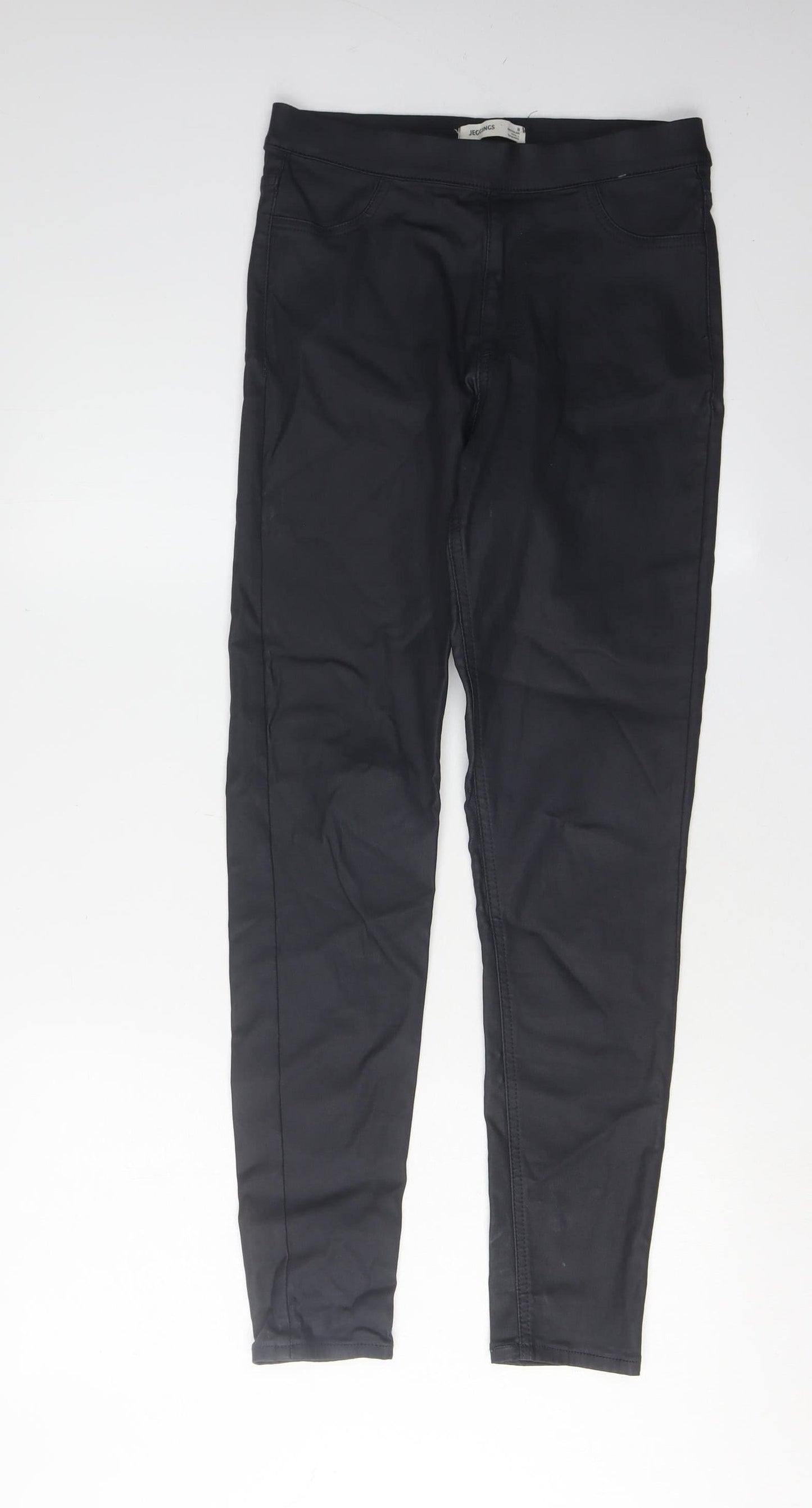 Womens UK Size 8 Marks and Spencer Regular Fit Jegging Black Trousers