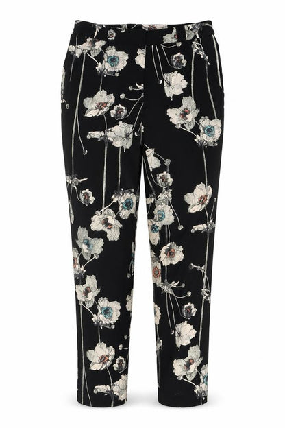 Womens UK Size 10 Warehouse Slim Fit Casual Workwear Black Trousers